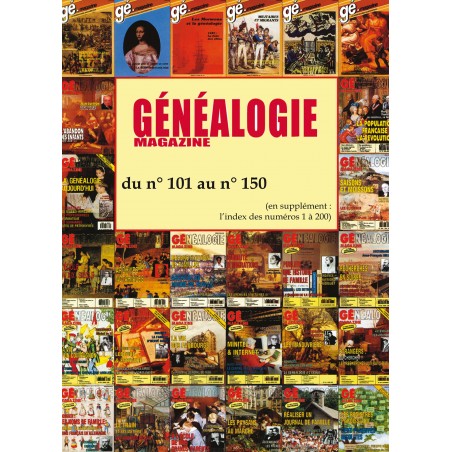 Dvd-Rom N° 3 - Généalogie Magazine du n° 101 au n° 150
