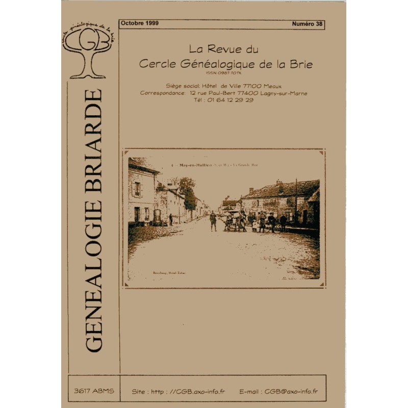 Généalogie Briarde N° 38