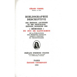 Bibliographie des mémoires du duc de Saint-Simon