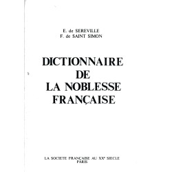 Dictionnaire de la Noblesse française