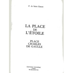 La place de l'étoile - Place Charles de Gaulle