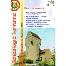 Généalogie Lorraine N° 161...