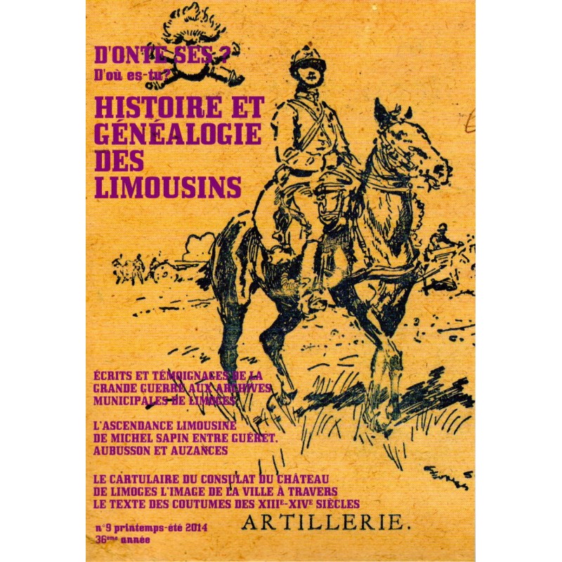 D'onte ses ? N° 09 - printemps-été 2014