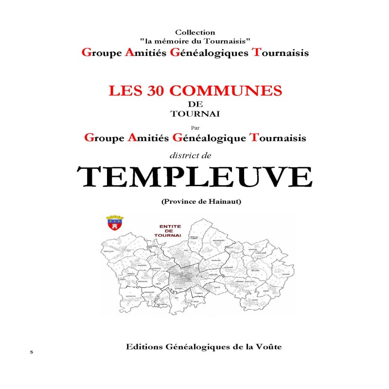Dictionnaire généalogique des habitants du district de Templeuve