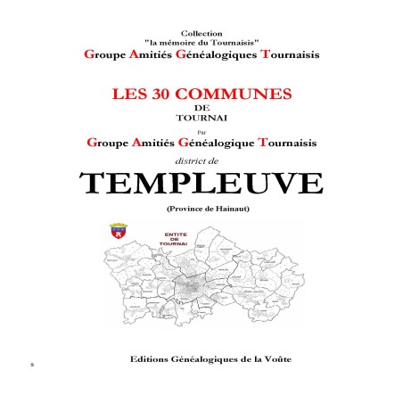 Dictionnaire généalogique des habitants du district de Templeuve