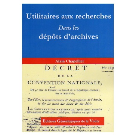 Utilitaires aux recherches Dans les dépôts d'archives