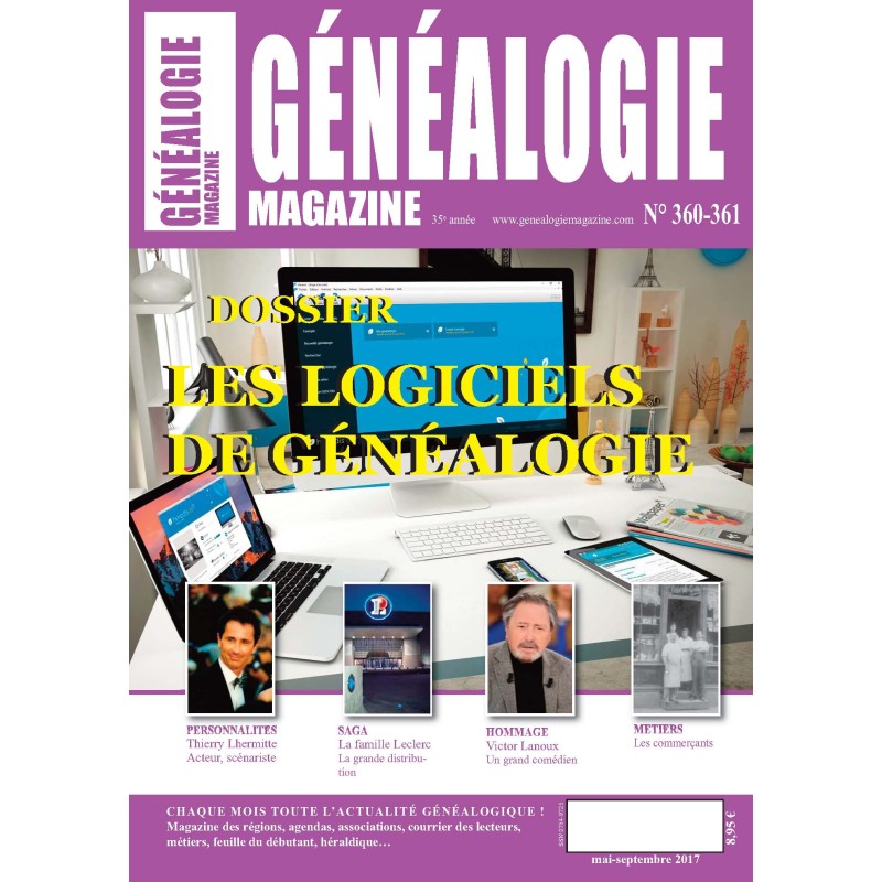 Généalogie Magazine n° 360-361
