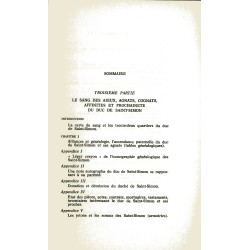 Alliances et généalogie à la cour du Grand Roi : le souci généalogique chez Saint-Simon Volume XXIII (généalogies) Tome 2