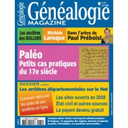 Généalogie Magazine N° 279...