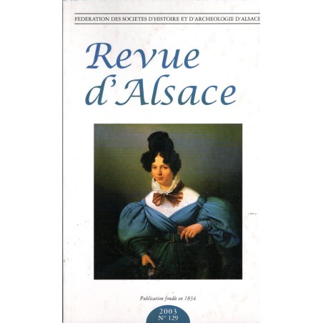 Revue d'Alsace N° 129 - 2003