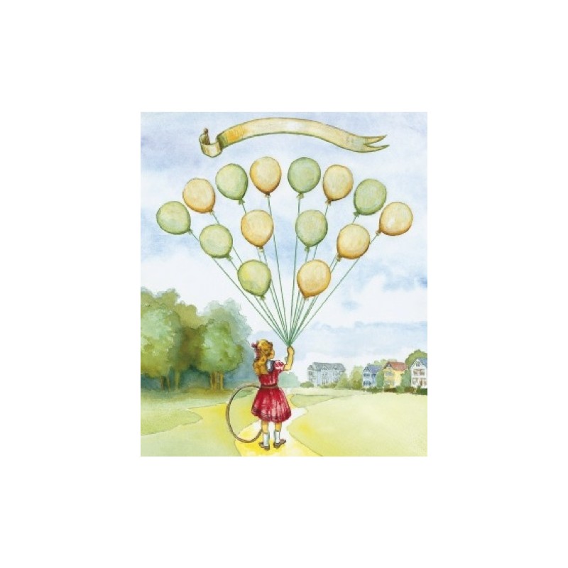 Arbre ballons modèle fille : Le parc