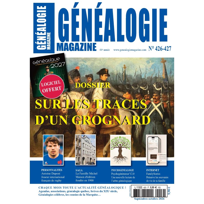 Généalogie Magazine N° 426-427 – Version Numérique