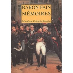 Baron Fain, mémoires