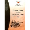 Etat Militaire du Corps de L'Artillerie 1900  (Cd-Rom PC)