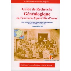 Guide de recherche généalogique en Provence Alpes Côte d'Azur