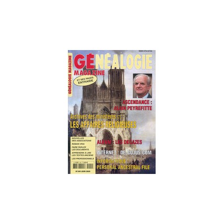 Généalogie Magazine N° 249 - Juin 2005