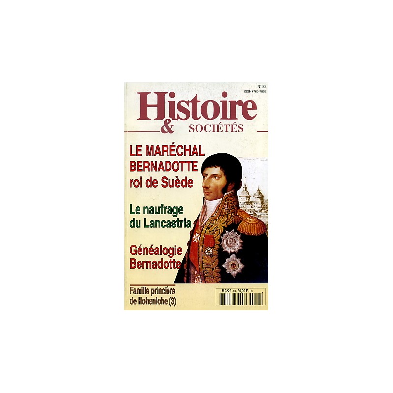 Histoire & Sociétés n° 83