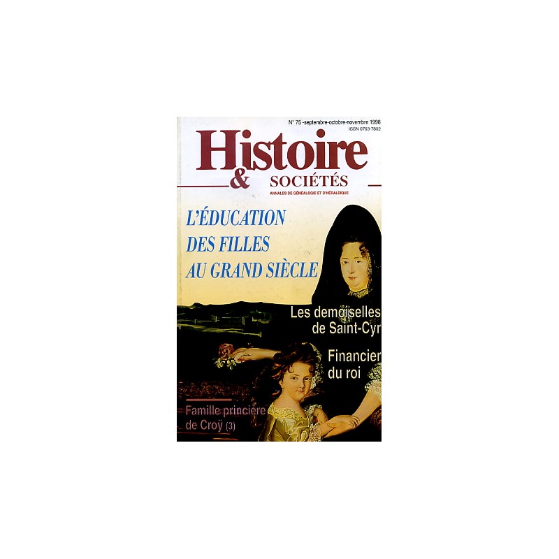 Histoire & Sociétés n° 75