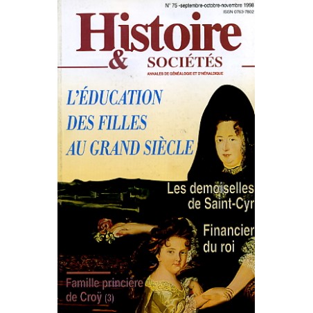 Histoire & Sociétés n° 75