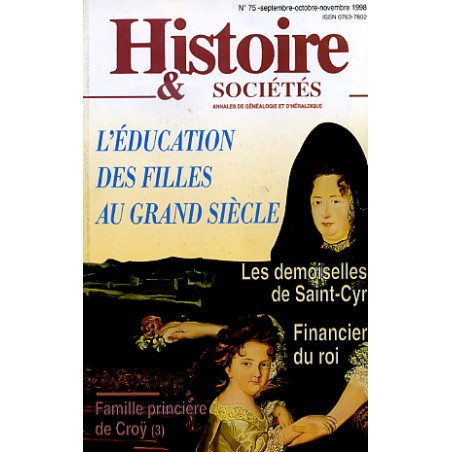 Histoire & Sociétés n° 75