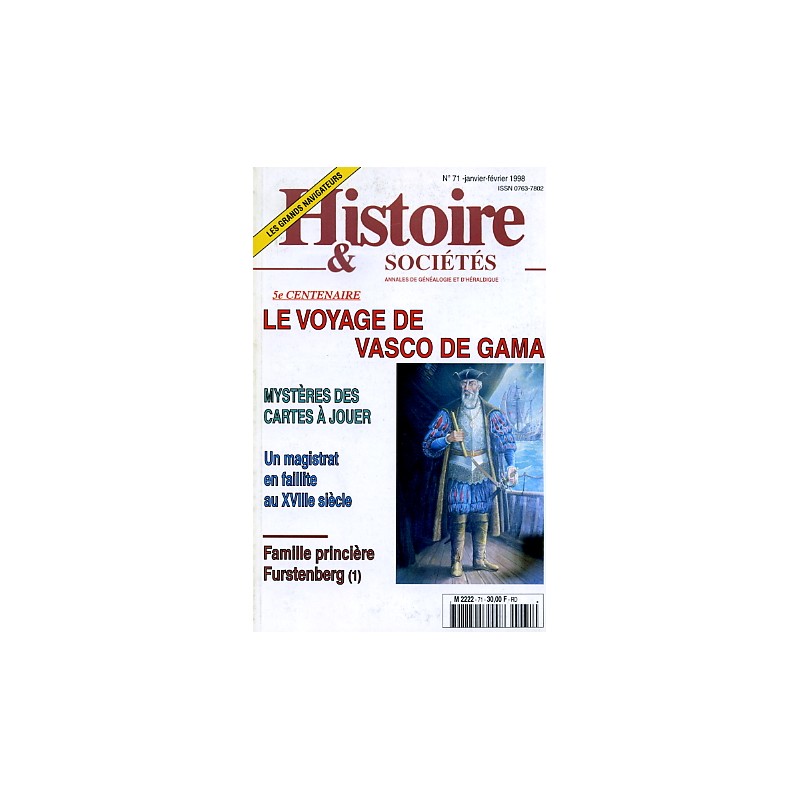 Histoire & Sociétés n° 71