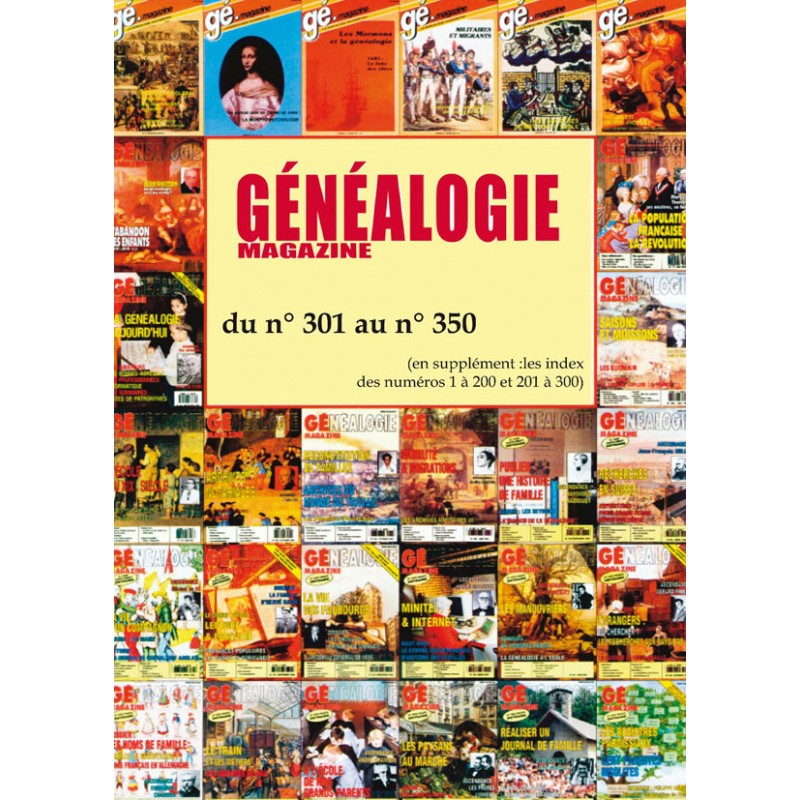 Dvd-Rom N° 7 - Généalogie Magazine du n° 301 au n° 350