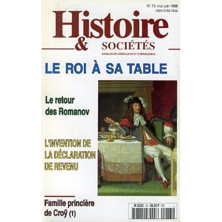 Histoire & Sociétés n° 73