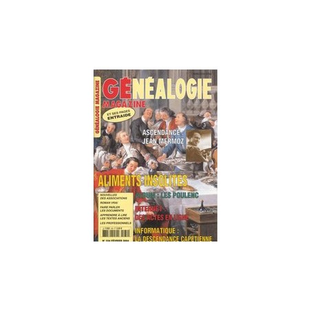 Généalogie Magazine n° 234 - février 2004