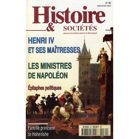 Histoire & Sociétés n° 80