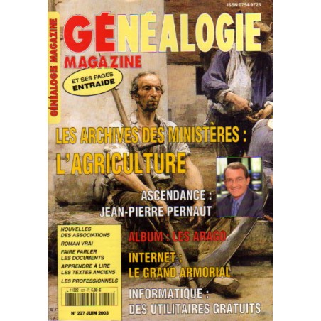 Généalogie Magazine n° 227 - juin 2003