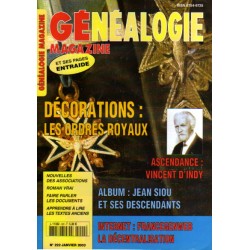 Généalogie Magazine n° 222 - janvier 2003