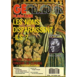 Généalogie Magazine n° 098 - octobre 1991
