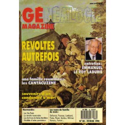 Généalogie Magazine n° 080 - février 1990