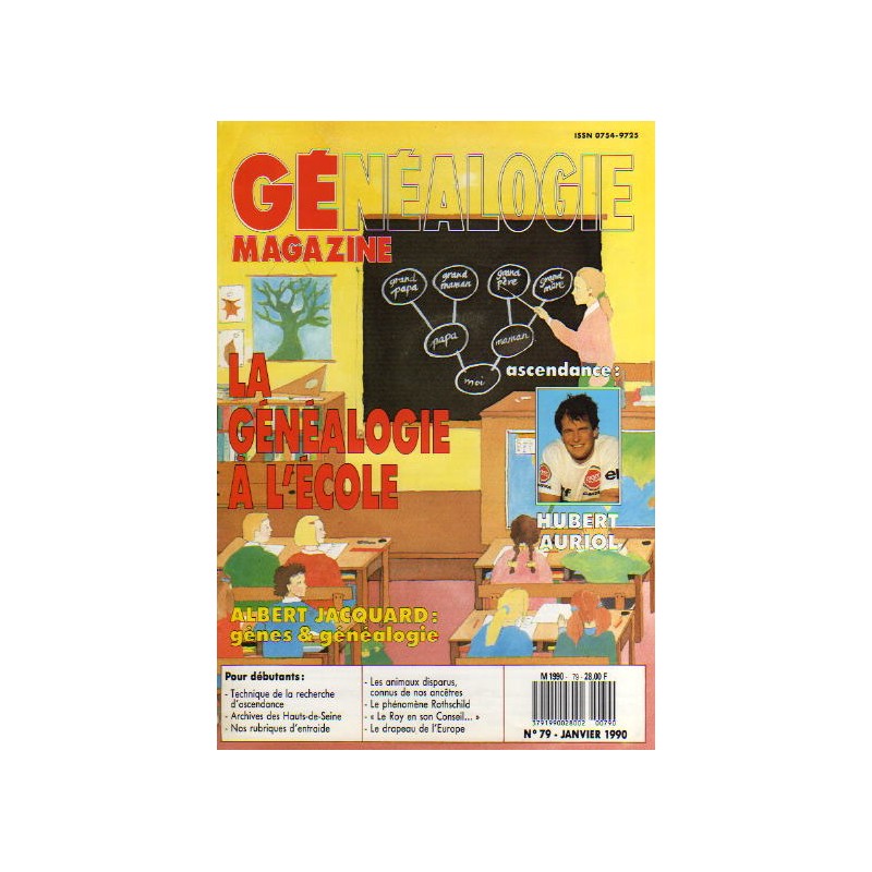 Généalogie Magazine n° 079 - janvier 1990