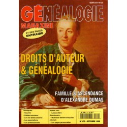 Généalogie Magazine n° 175 - octobre 1998