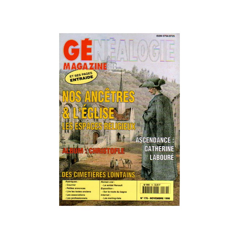 Généalogie Magazine n° 176 - novembre 1998