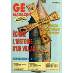 Généalogie Magazine n° 134 - janvier 1995