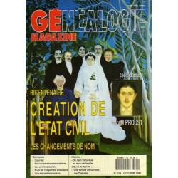 Généalogie Magazine n° 109...