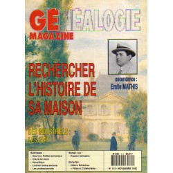 Généalogie Magazine n° 110...