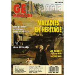 Généalogie Magazine n° 083 - mai 1990