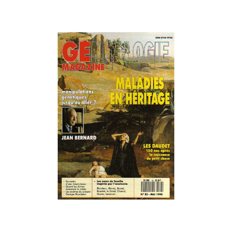 Généalogie Magazine n° 083 - mai 1990