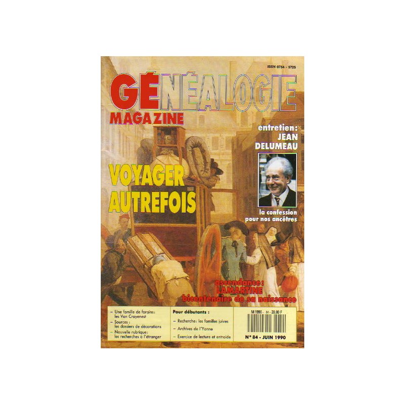 Généalogie Magazine n° 084 - juin 1990
