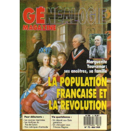 Généalogie Magazine n° 072 - mai 1989
