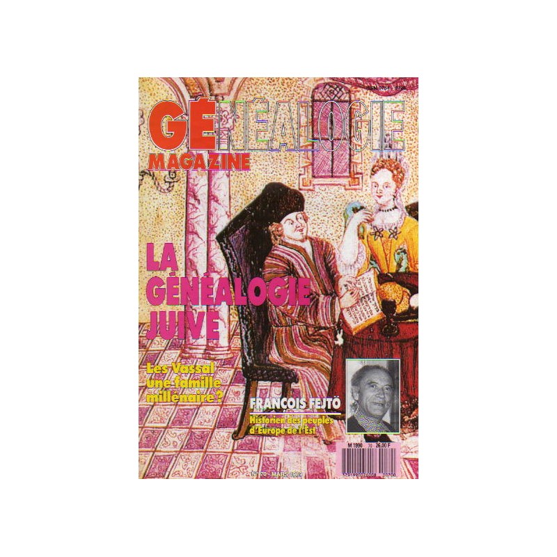 Généalogie Magazine n° 070 - mars 1989