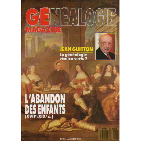 Généalogie Magazine n° 068 - janvier 1989