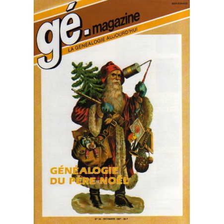 Généalogie Magazine n° 056 - décembre 1987