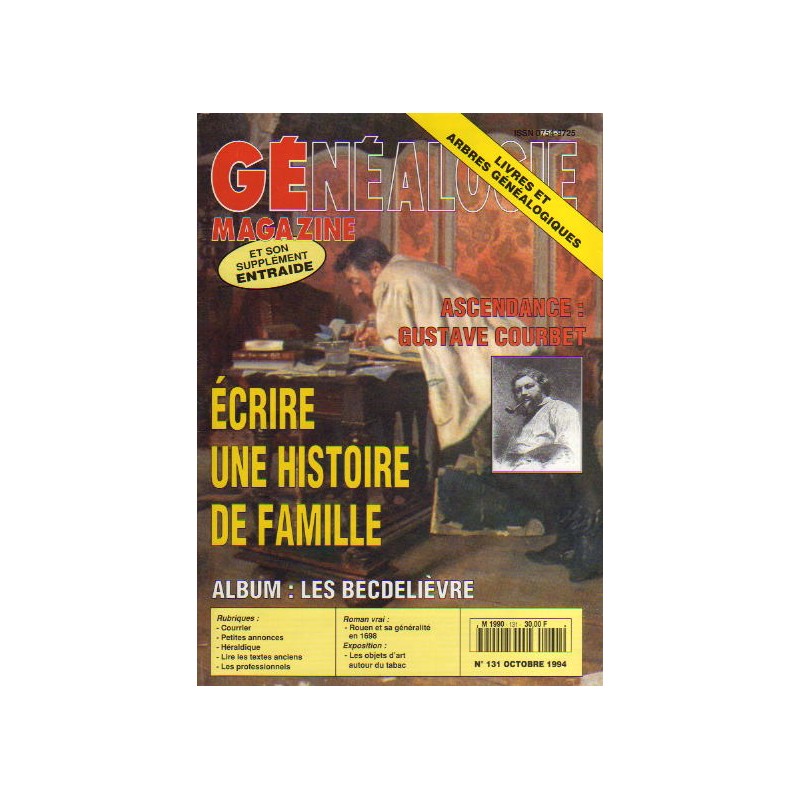 Généalogie Magazine n° 131 - octobre 1994