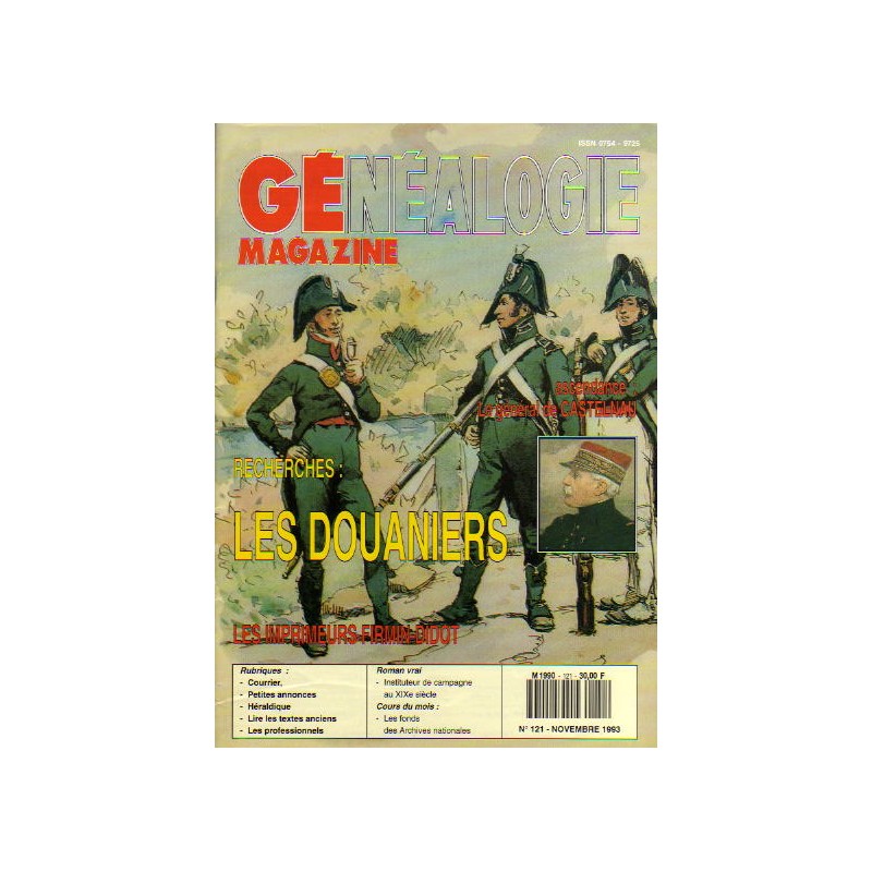 Généalogie Magazine n° 121 - novembre 1993