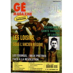 Généalogie Magazine n° 163...