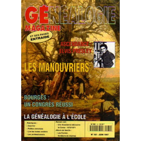 Généalogie Magazine n° 161 - juin 1997